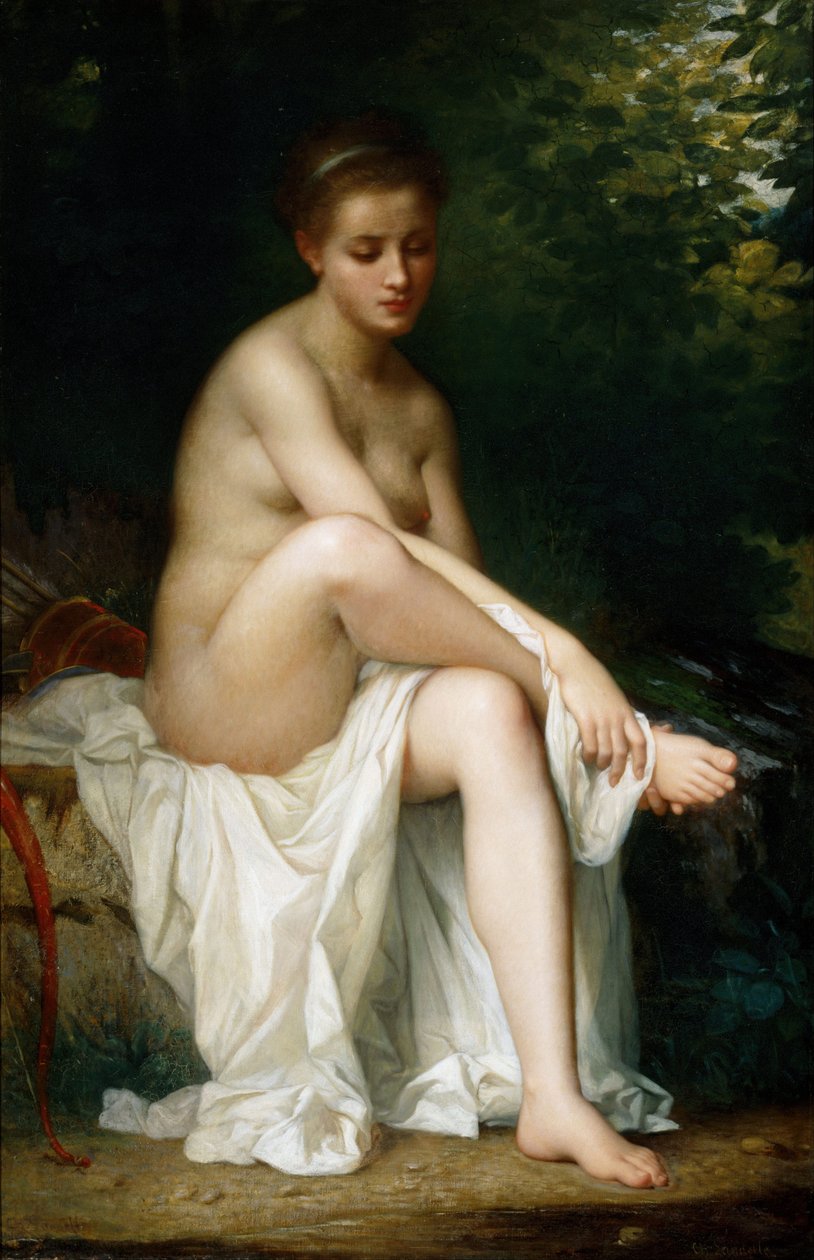 Nymph Ismene, 1878 od Charles Landelle