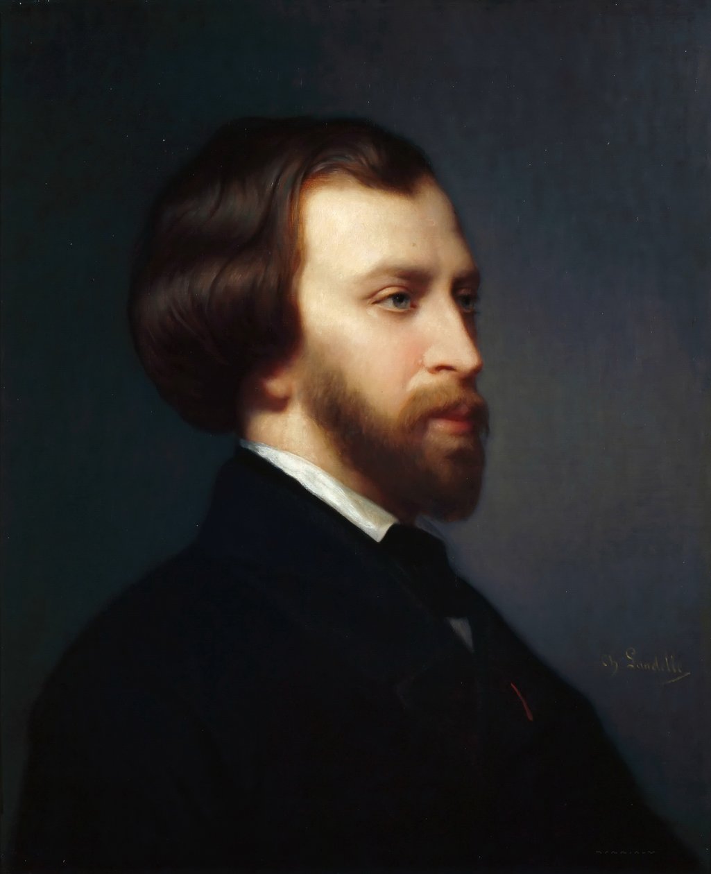 Portrét Alfreda de Musset 1810-1857 od Charles Landelle