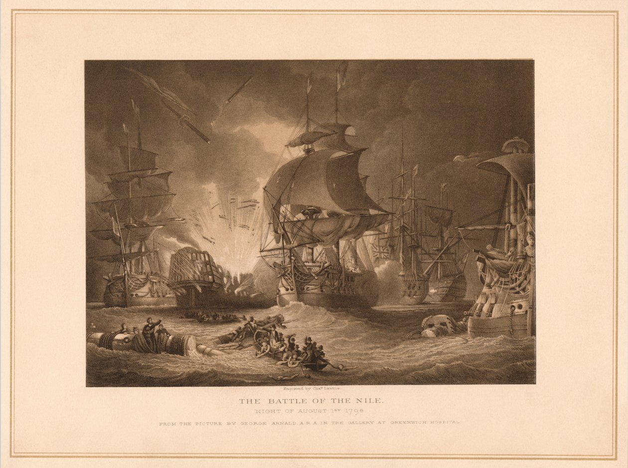 Bitva na Nilu, 1798 1878 od Charles Lawrie