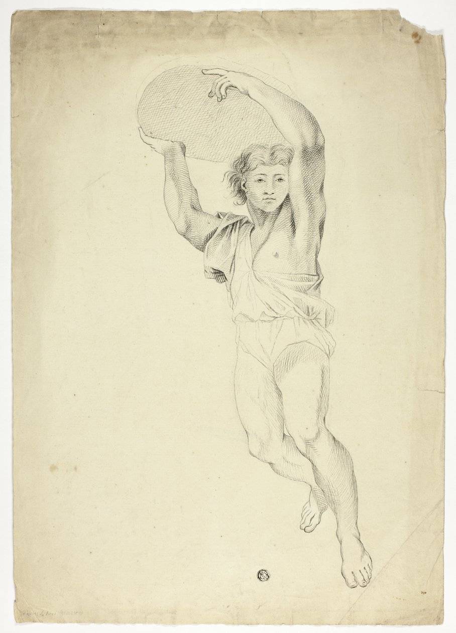 Chlapec s hmotností od Charles Le Brun