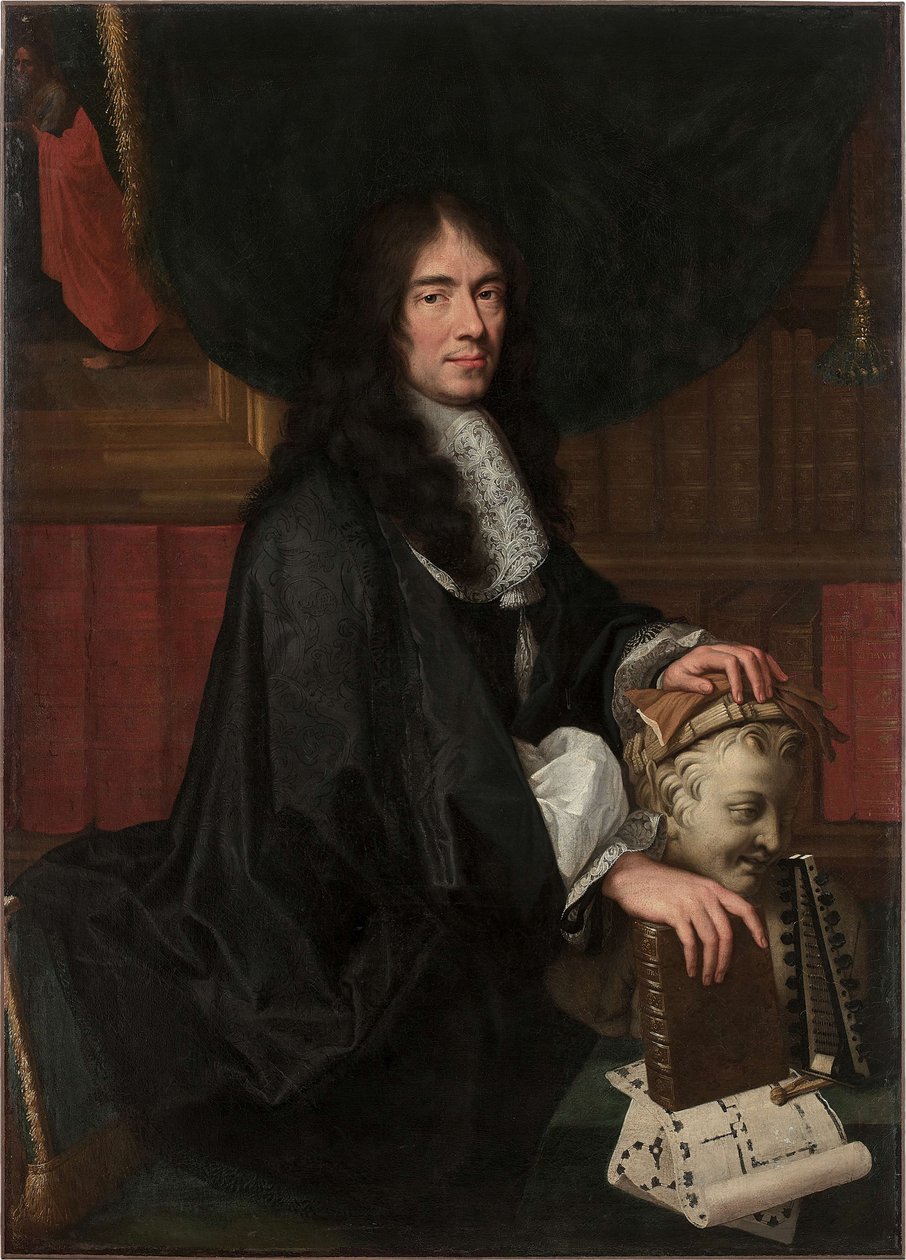 Portrét Charlese Perraulta 1628-1703. od Charles Le Brun