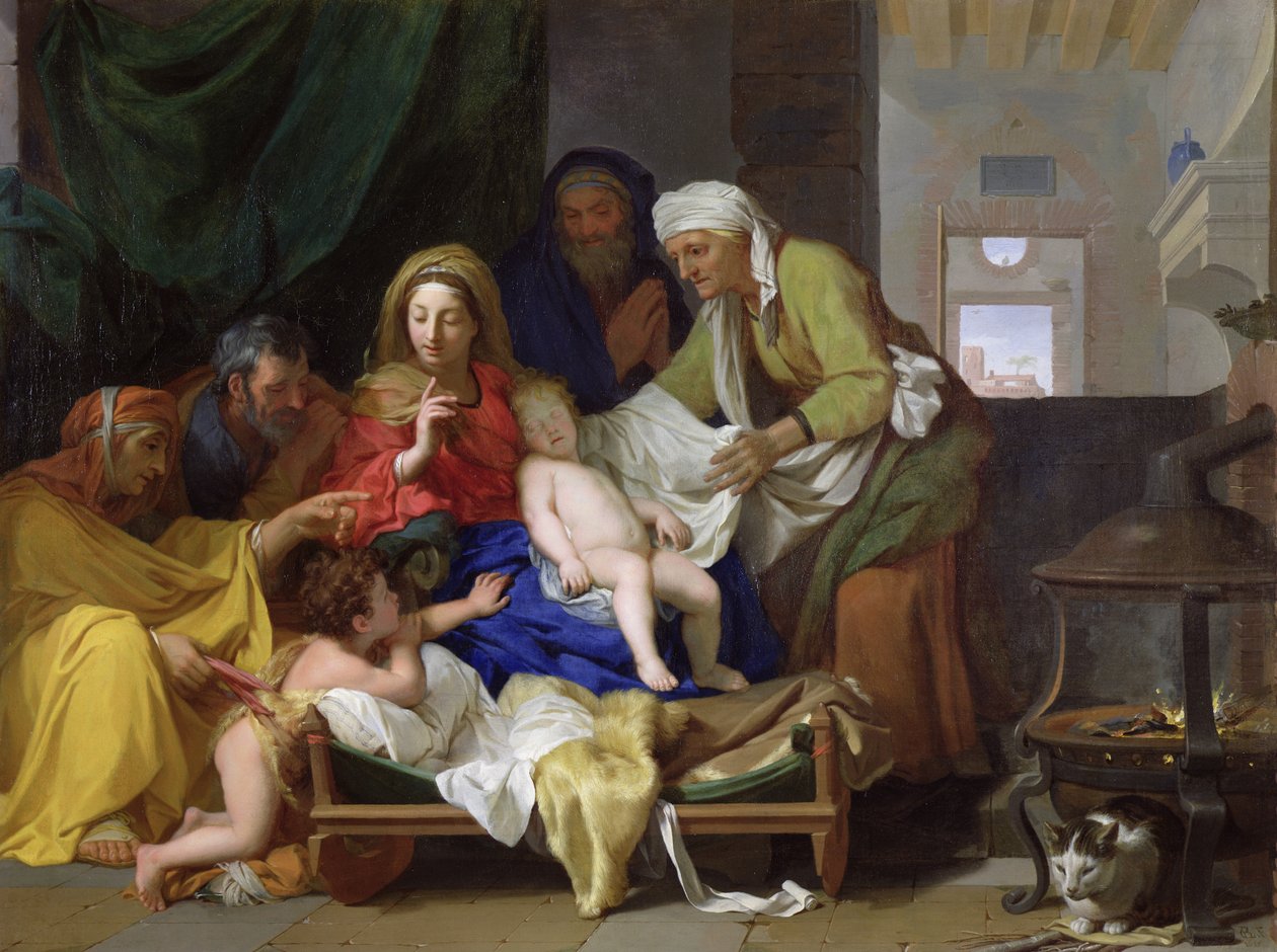 Spánek Jezulátka od Charles Le Brun