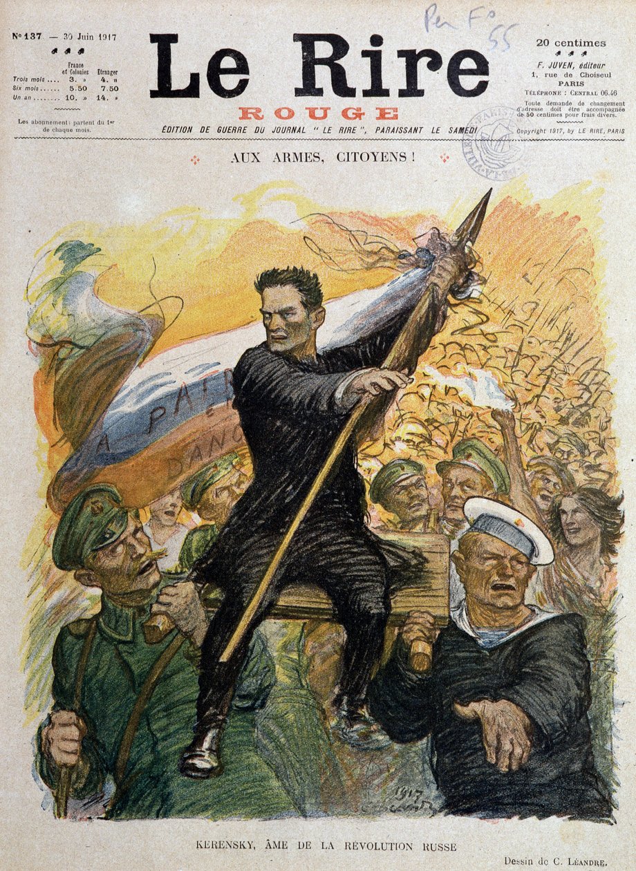 Únorová revoluce (Rusko od Charles Leandre