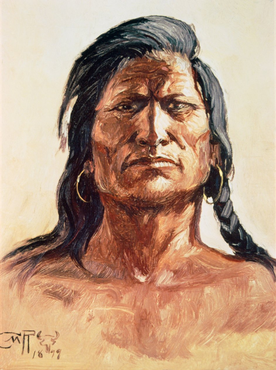Shoshone Tribesman od Charles Marion Russell