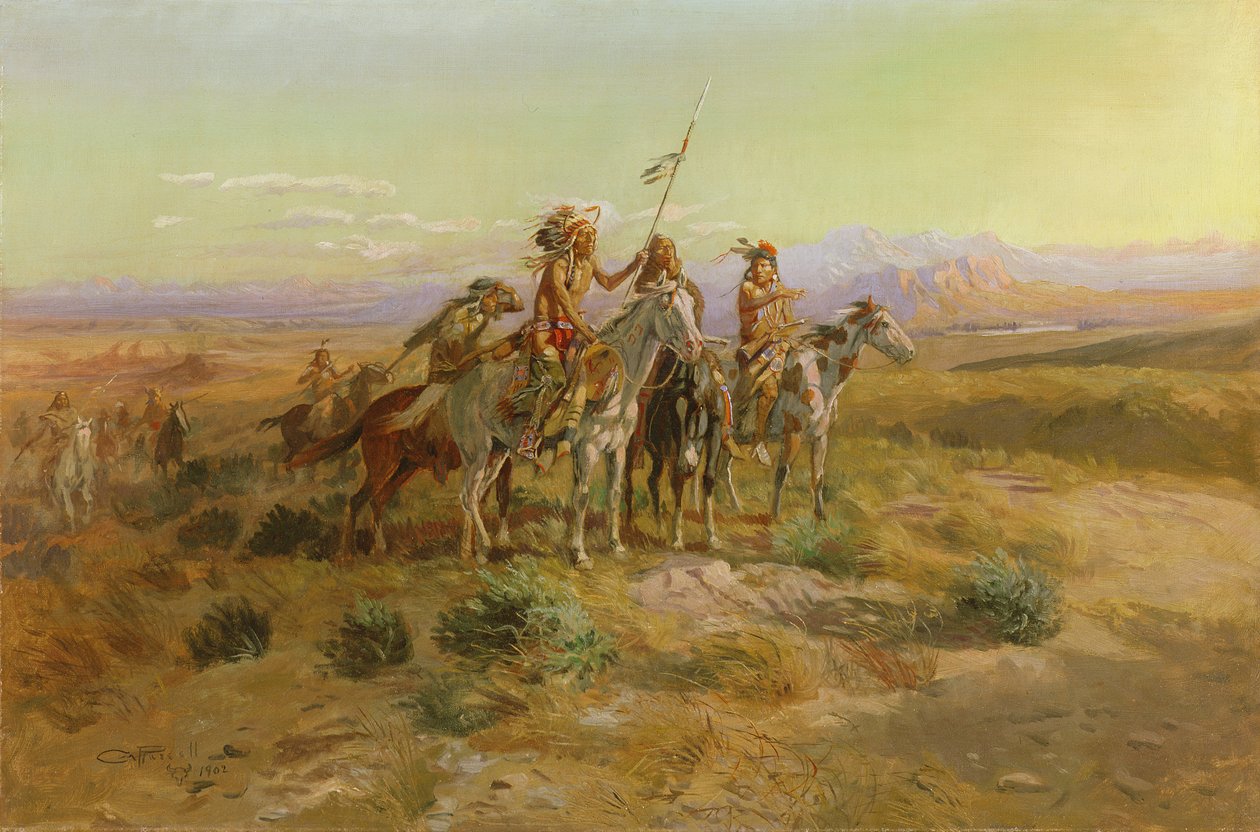 Skauti, 1902 od Charles Marion Russell