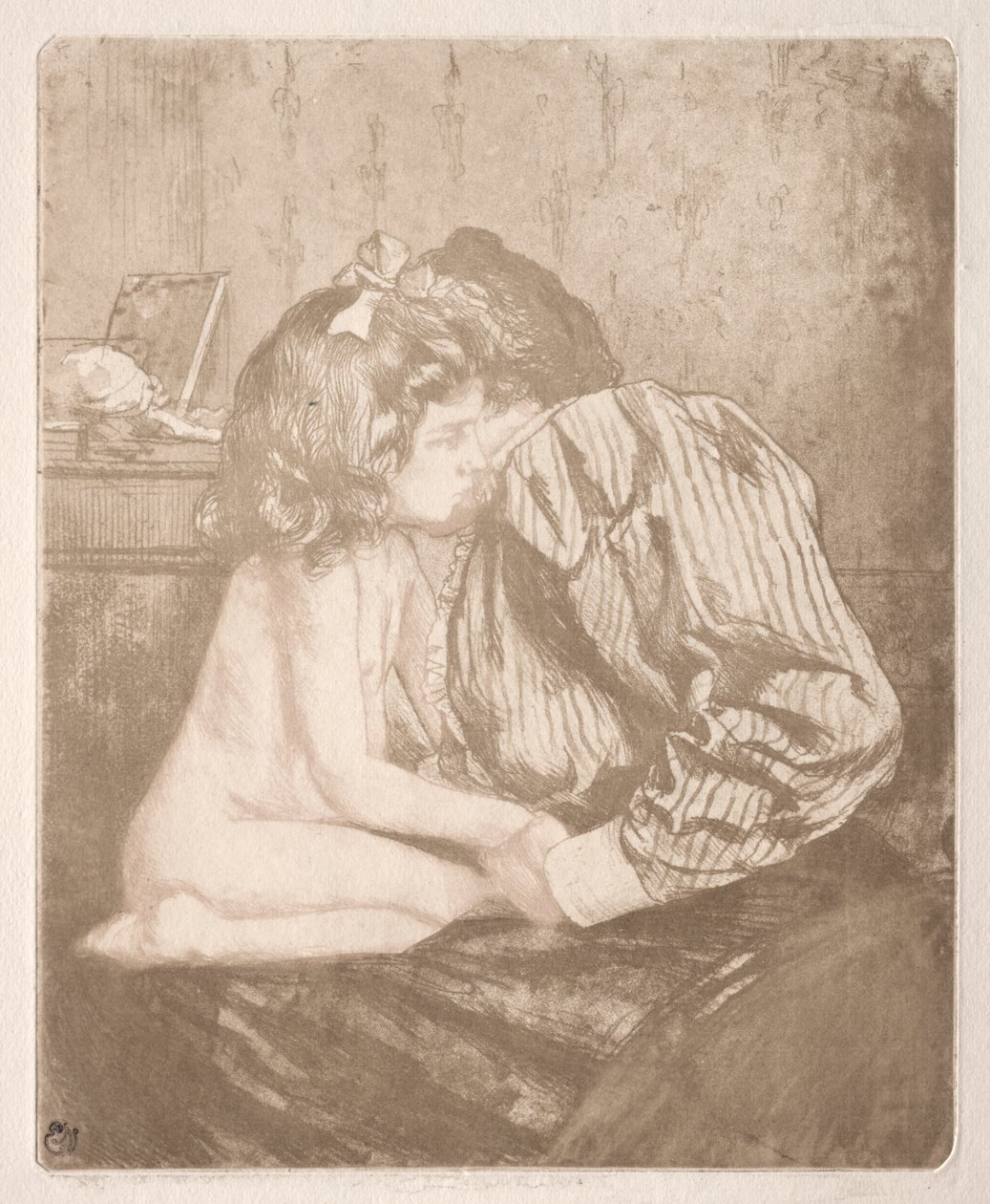 Důvěry, z Nového sentimentálního vzdělávání, 1901. od Charles Maurin