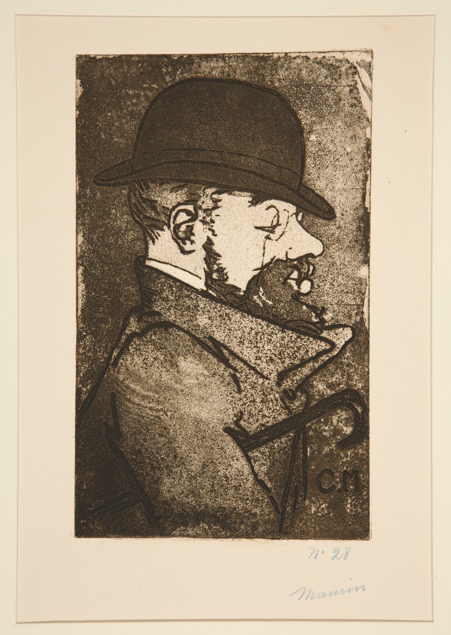 Portrét Henri de Toulouse-Lautrec od Charles Maurin