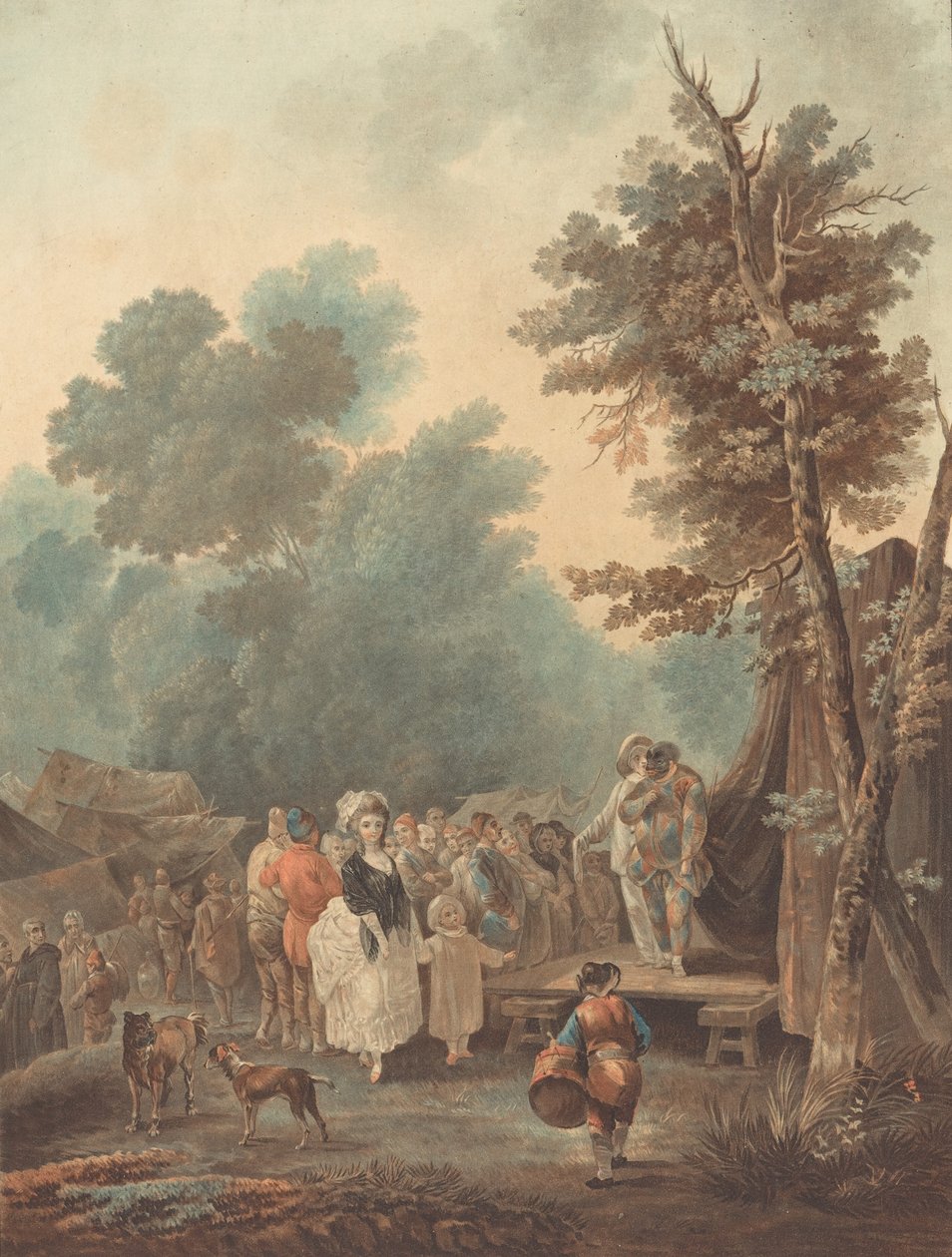 Vesnická pouť, 1788. od Charles Melchior Descourtis