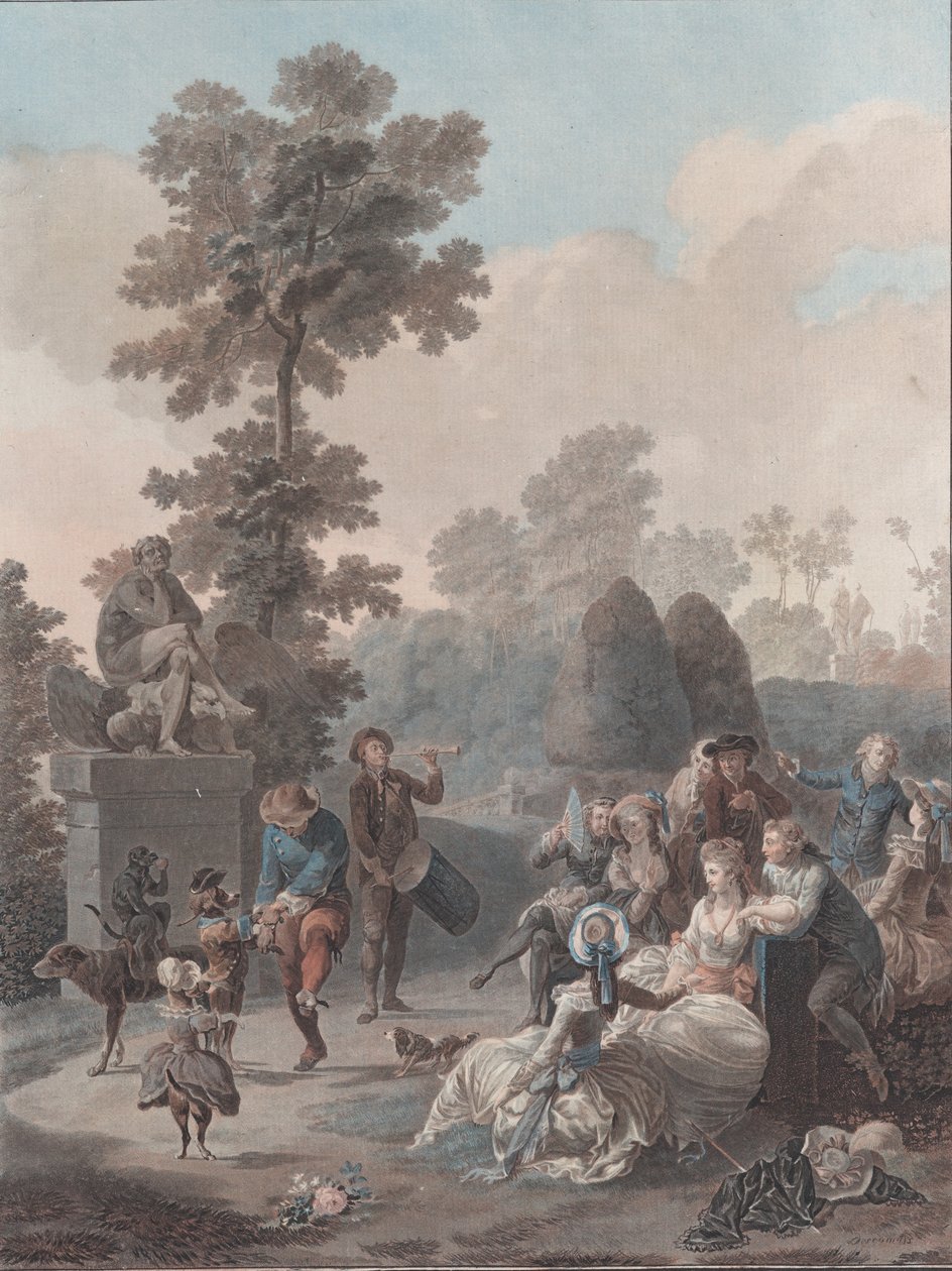 Tamburína, 1788-94. od Charles Melchior Descourtis