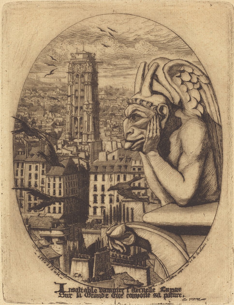 Le stroge (Upír) od Charles Meryon