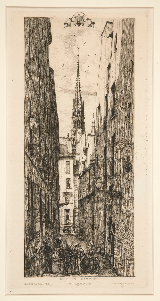 Rue des Chanters od Charles Meryon