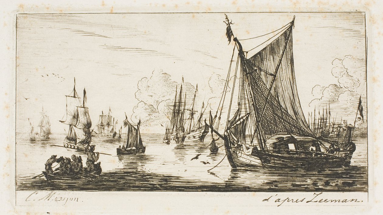 South Sea Fishers od Charles Meryon