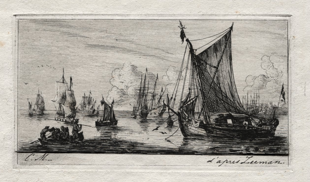 South Sea Fishers od Charles Meryon