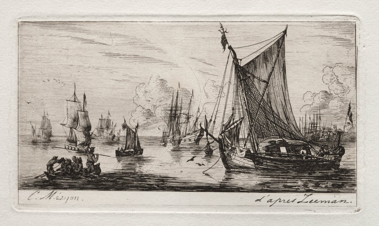 South Sea Fishers od Charles Meryon