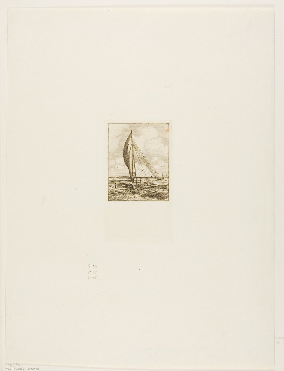 Swift-Sailing Proa, souostroví Mulgrave, Oceánie od Charles Meryon