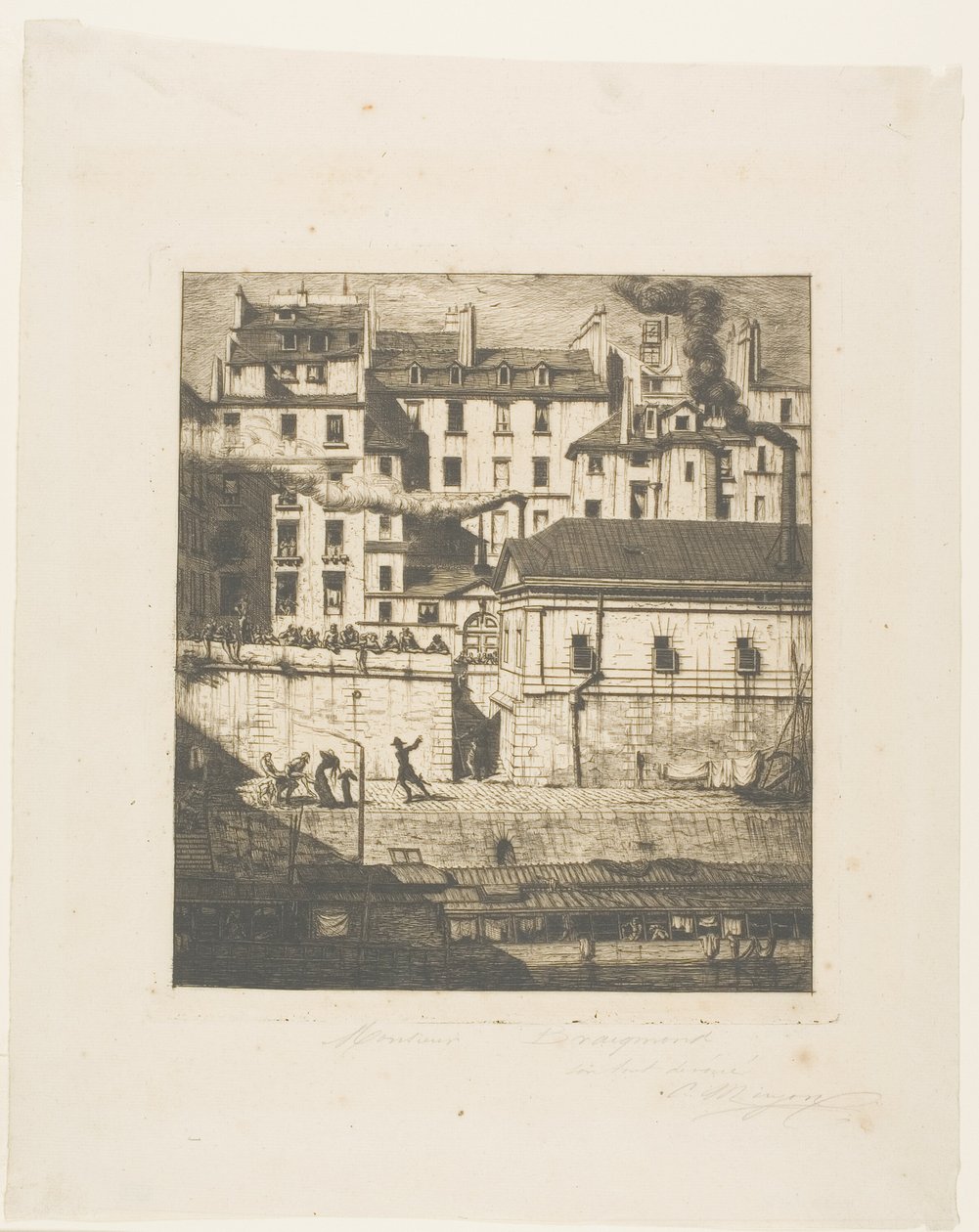 Márnice, Paříž od Charles Meryon