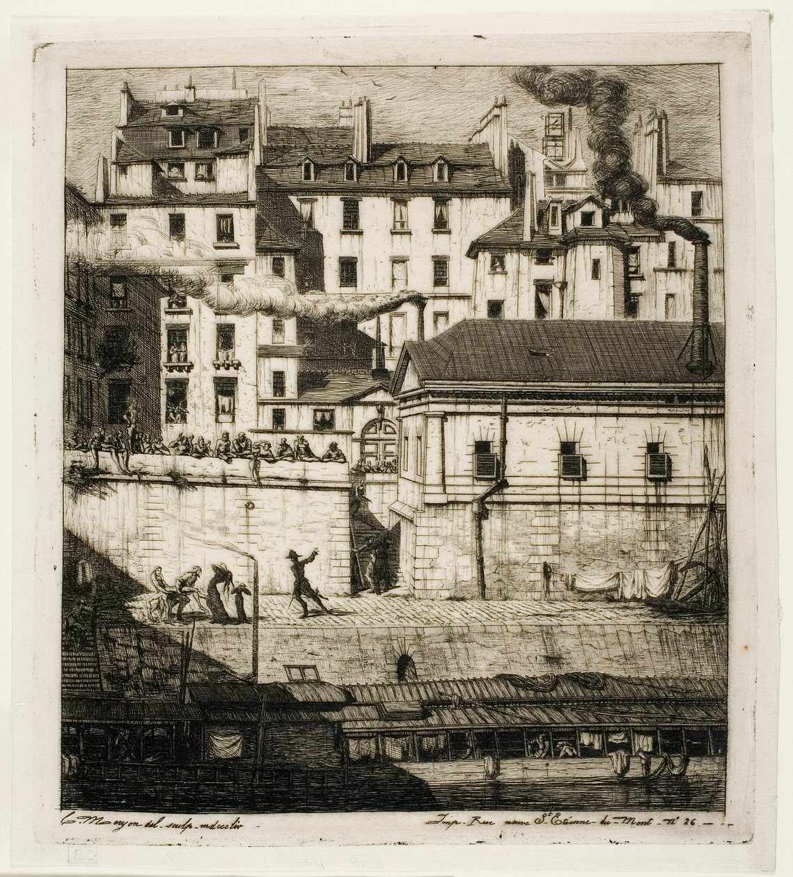Márnice, Paříž od Charles Meryon