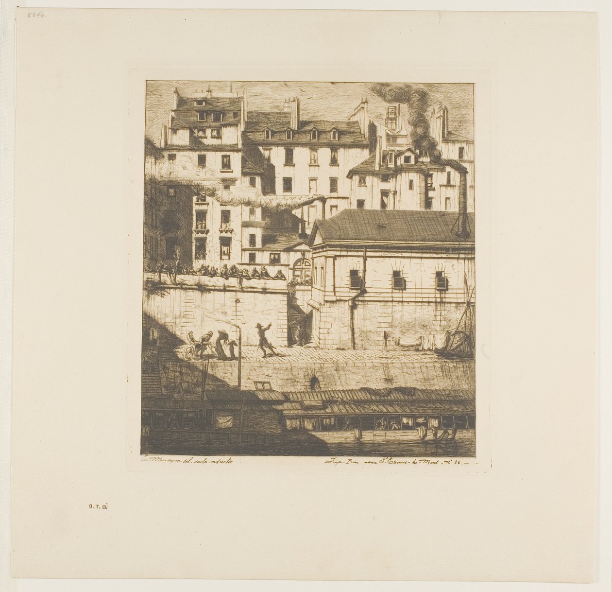 Márnice, Paříž od Charles Meryon