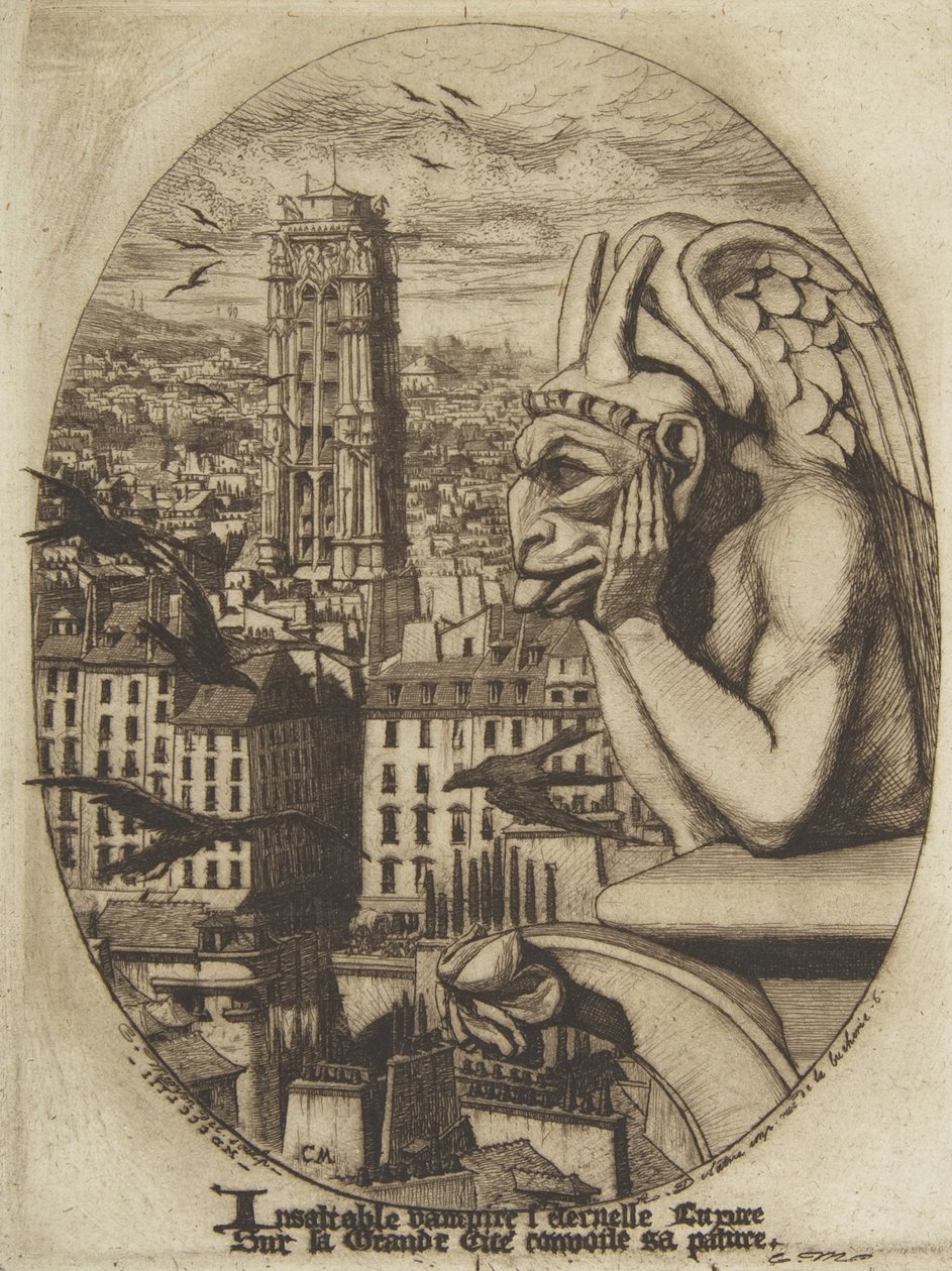 Upír, 1853. od Charles Meryon
