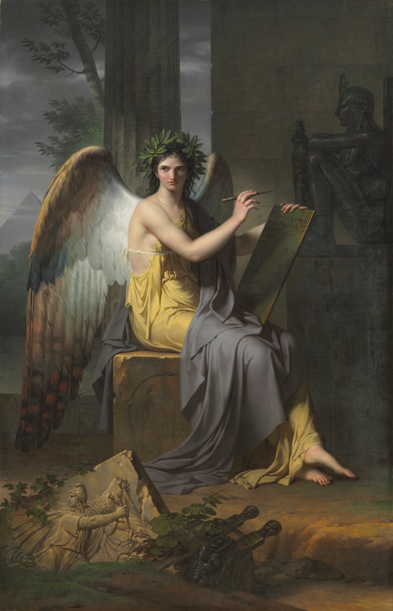Clio, Múza historie, 1800. od Charles Meynier