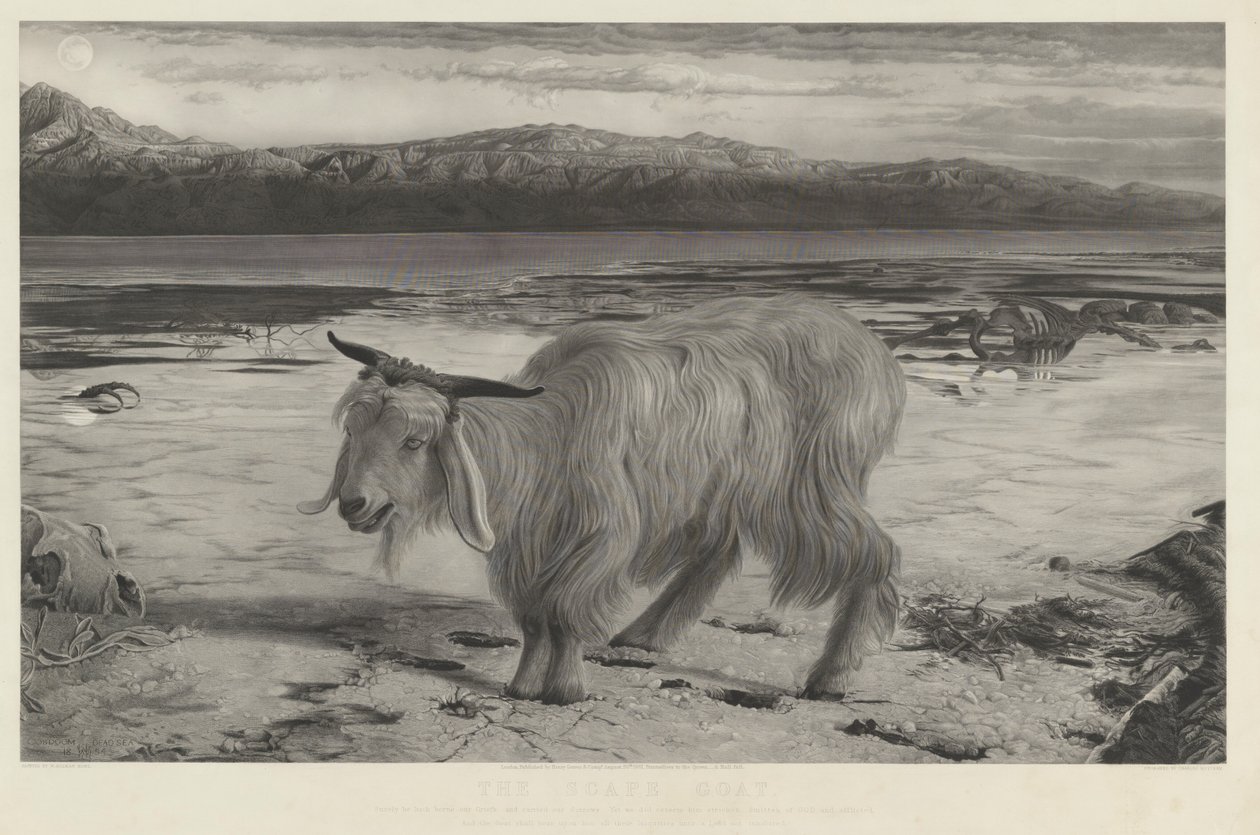 Obětní beránek od Charles Mottram after William Holman Hunt