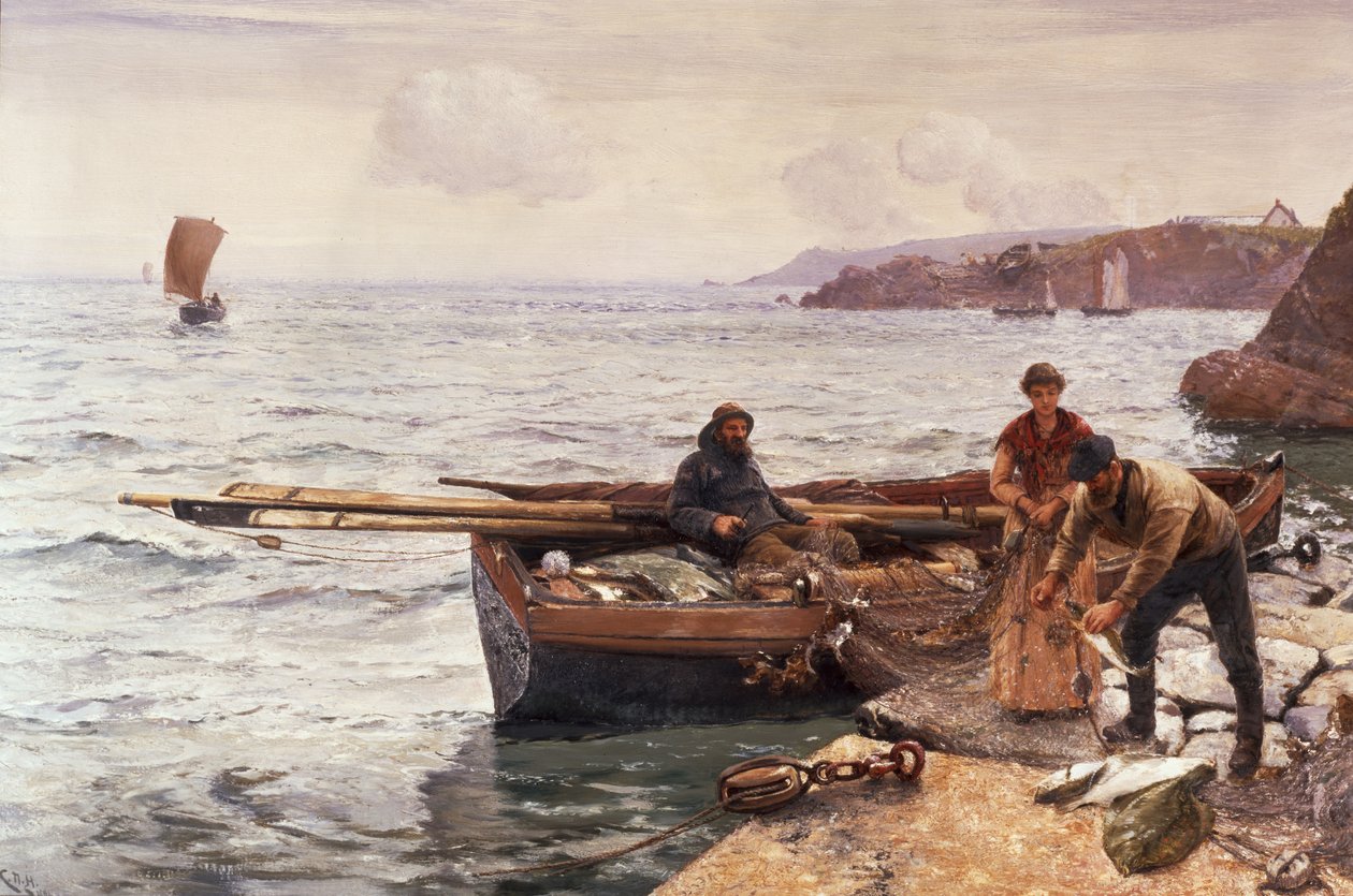 Crabberova návnada od Charles Napier Hemy