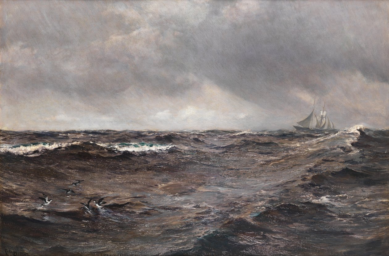 Deep Sea Rain, 1907 od Charles Napier Hemy