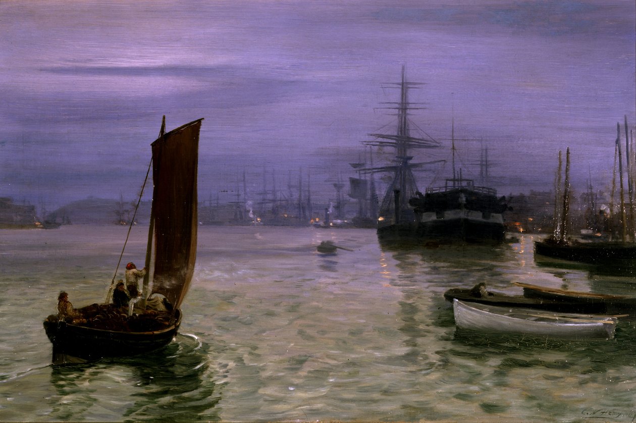 Poslední loď v od Charles Napier Hemy