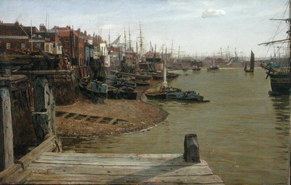 Temže v Limehouse od Charles Napier Hemy