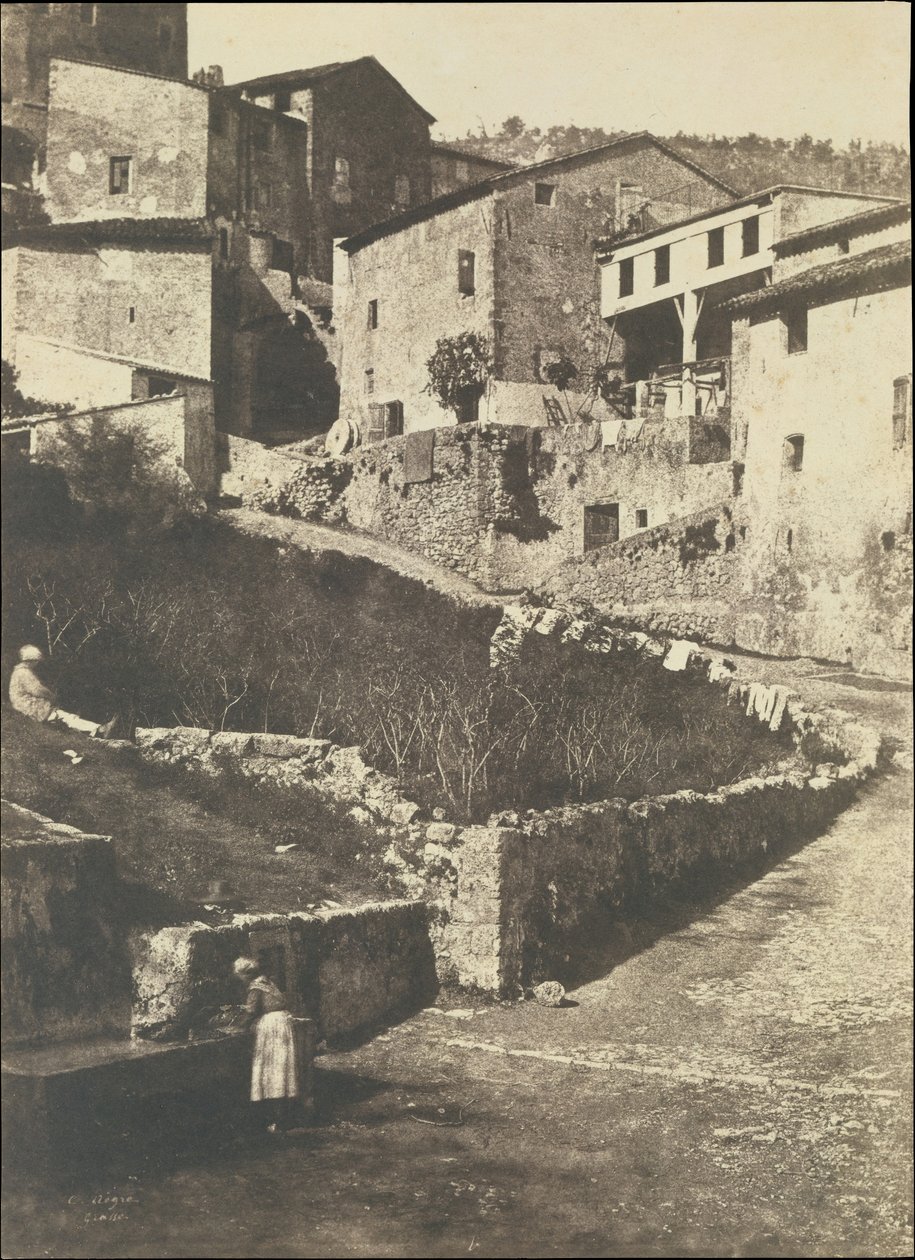 Ulice v Grasse, 1852. od Charles Nègre