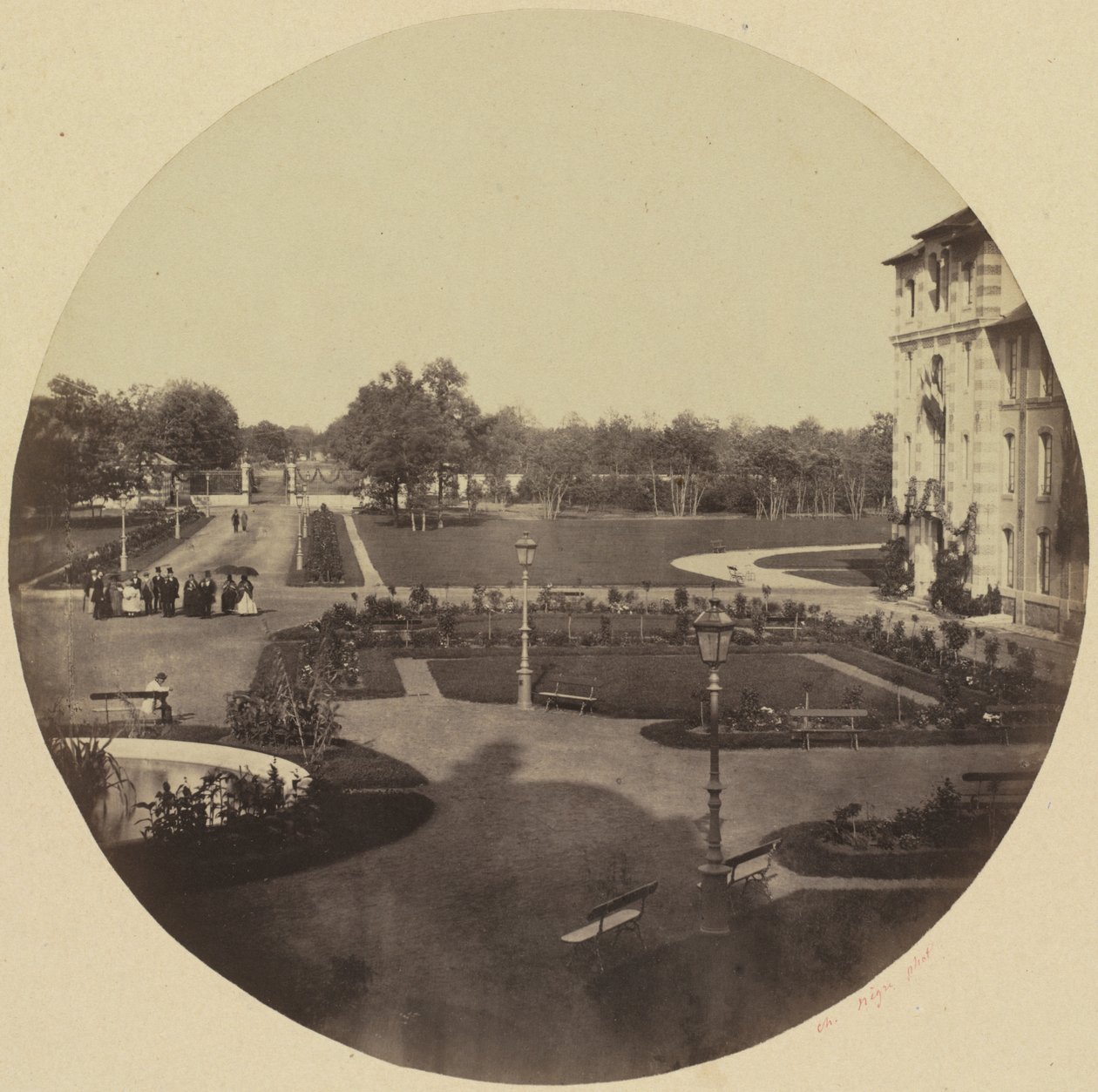 Azyl ve Vincennes od Charles Nègre