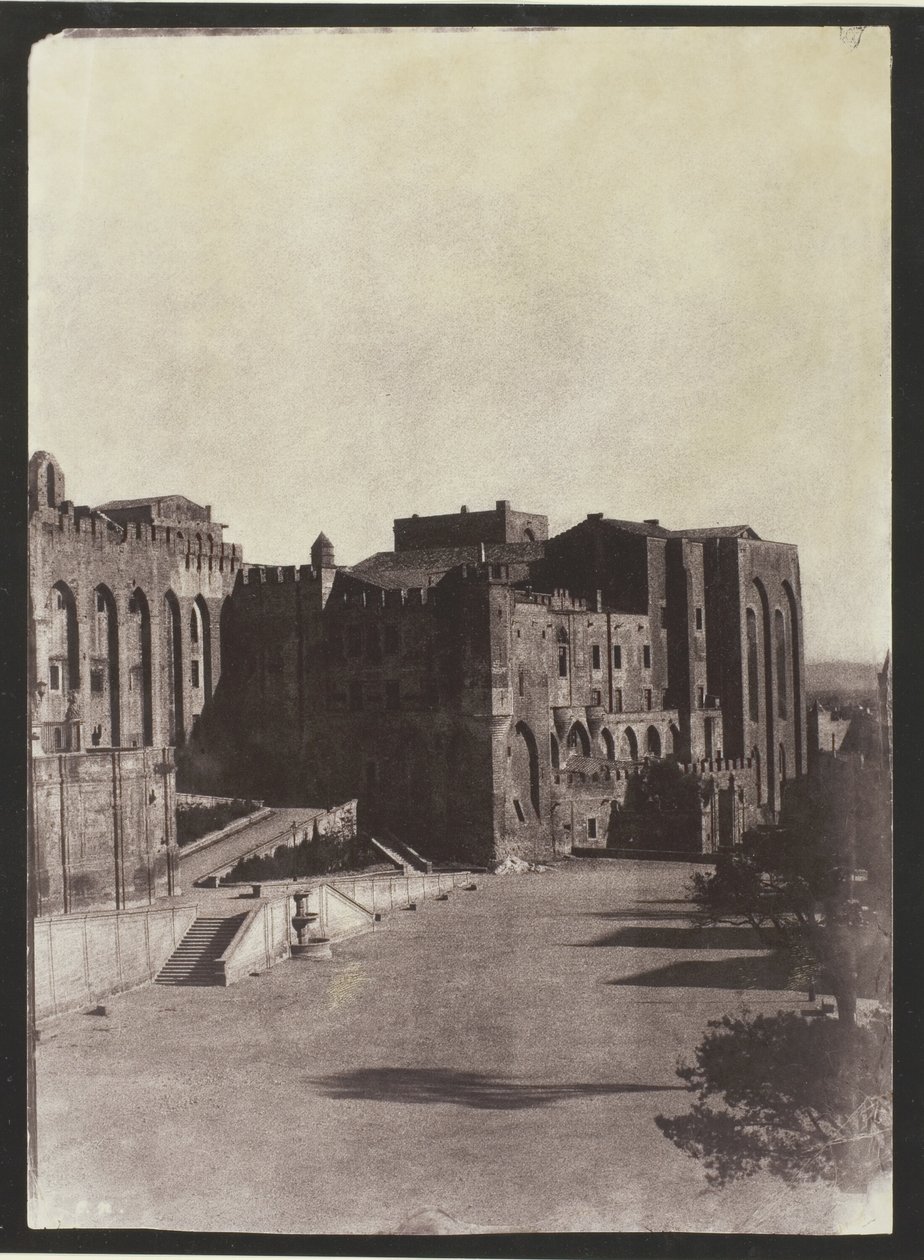 Papežský palác, Avignon od Charles Nègre