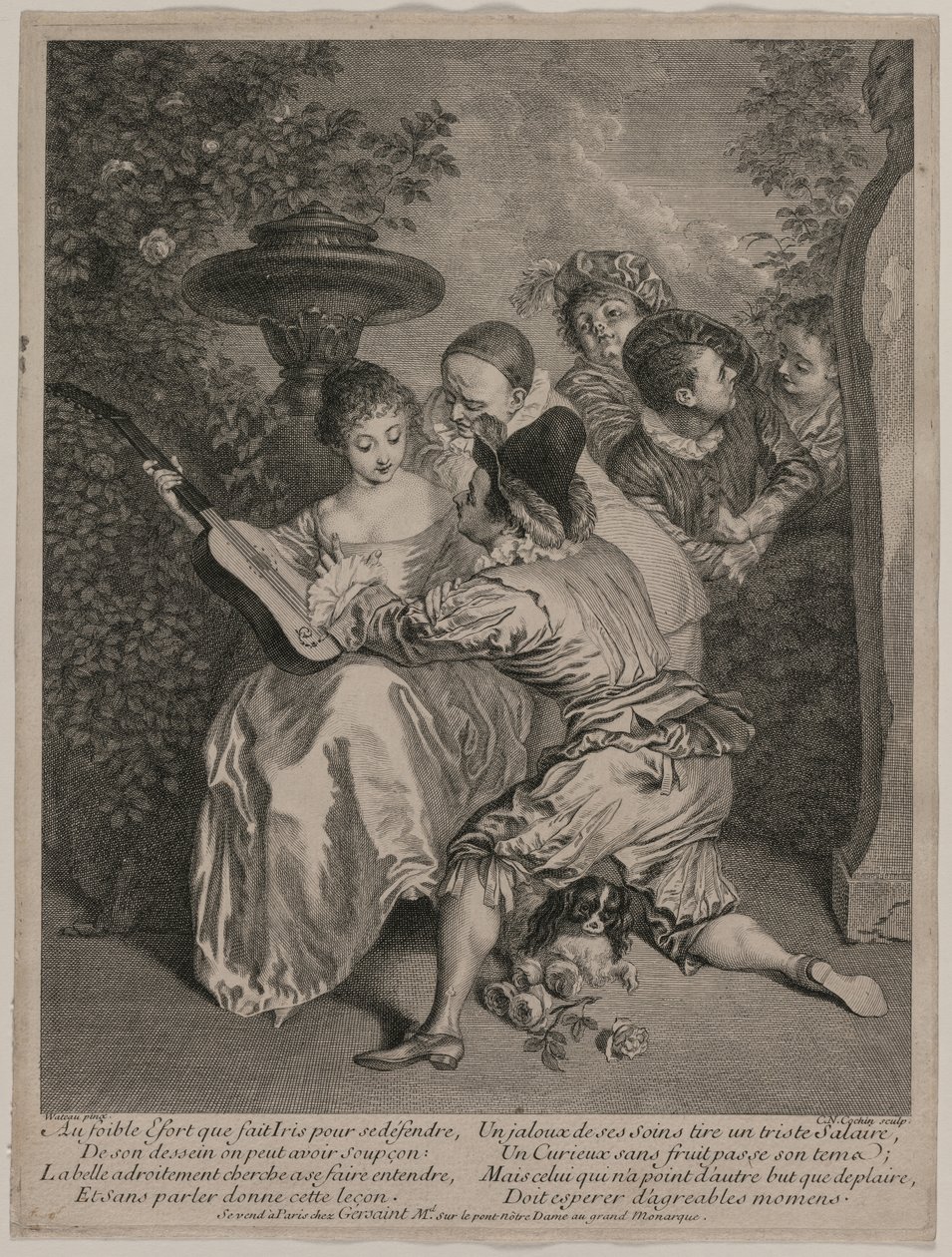 Romance, 1727. od Charles Nicolas Cochin