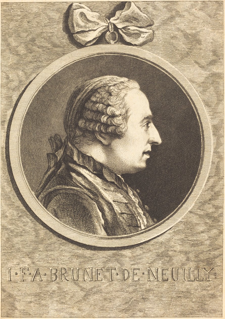 Bruneta z Neuilly od Charles Nicolas Cochin II