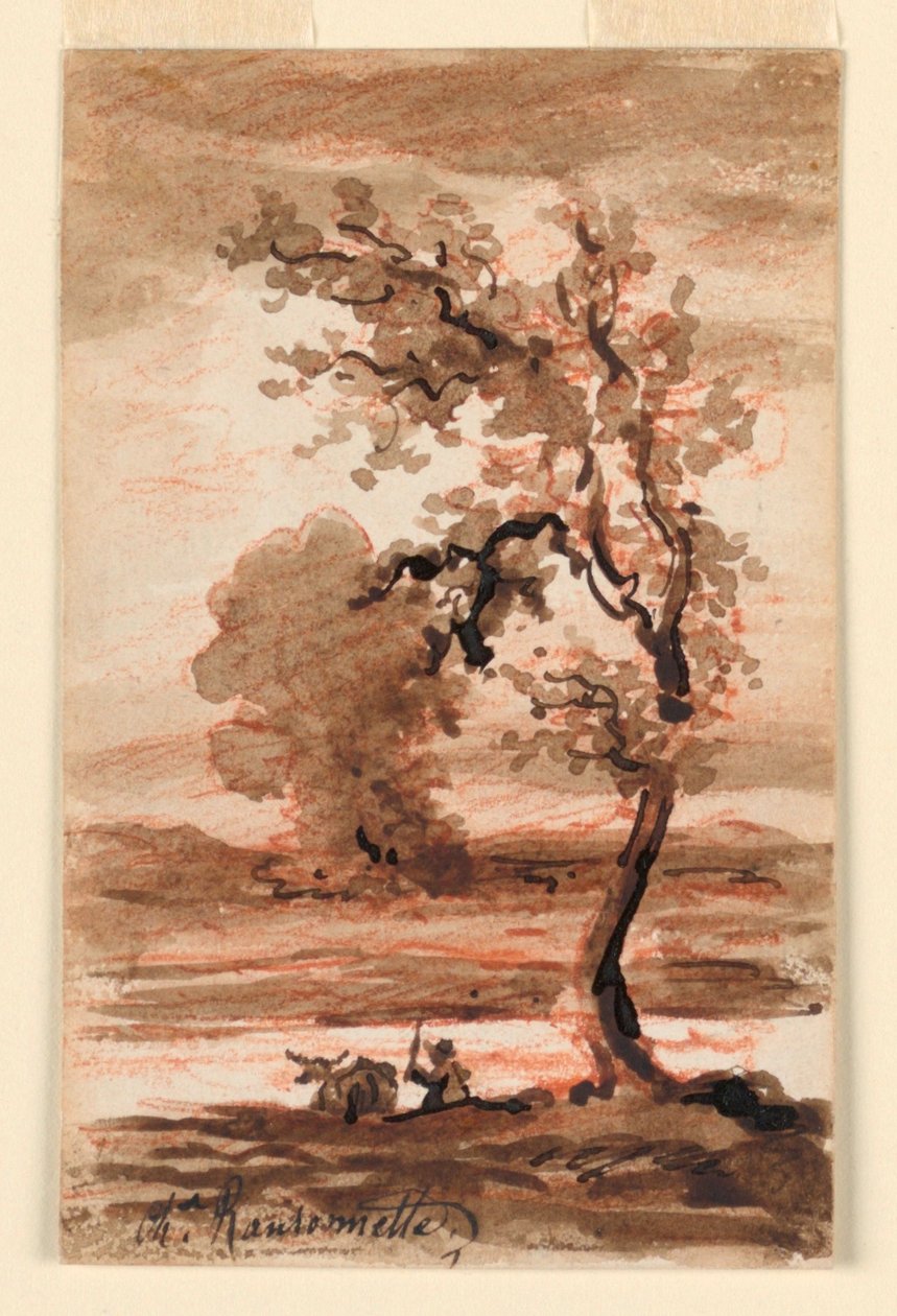 Krajina od Charles Nicolas Ransonnette