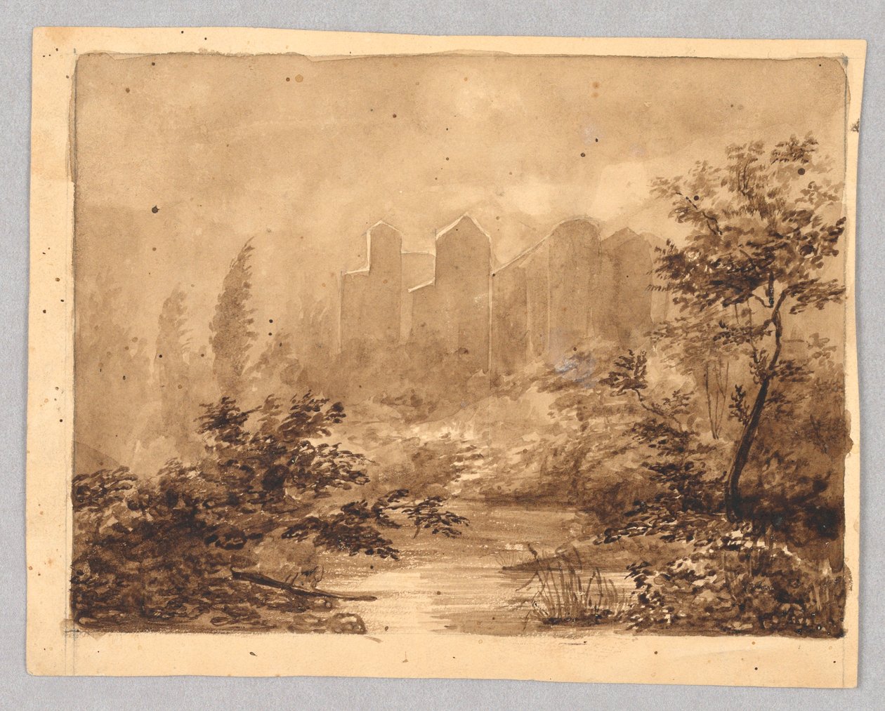 Krajina od Charles Nicolas Ransonnette