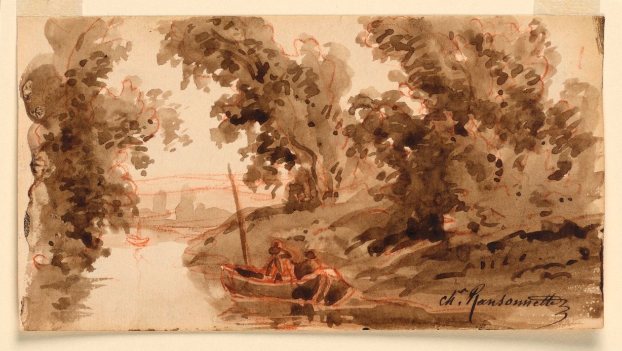 Ostrov St. Denis od Charles Nicolas Ransonnette