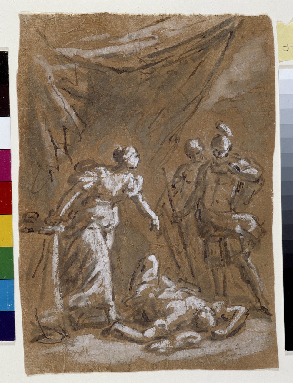Judith a Holopherne (kresba) od Charles Parrocel