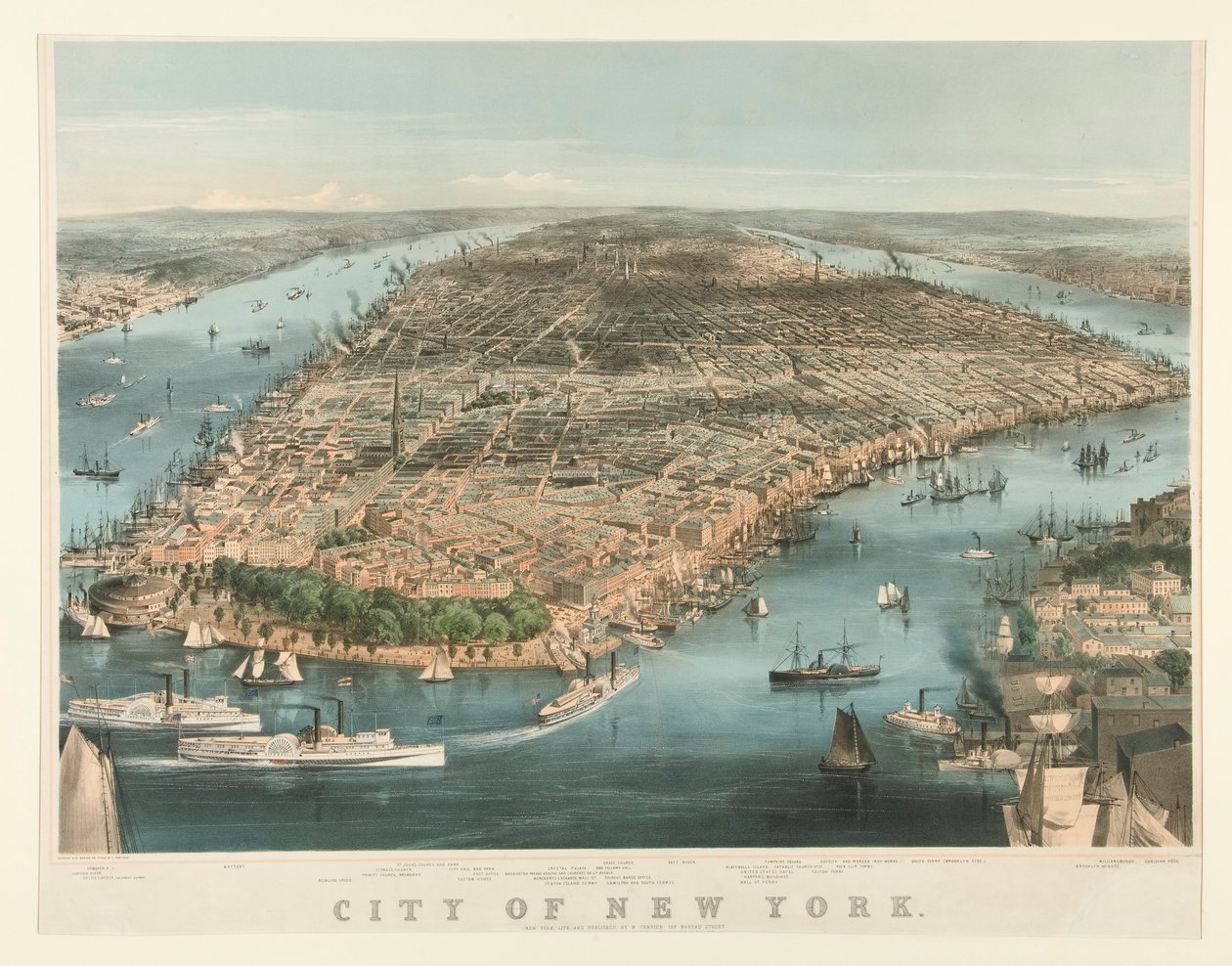 Město New York od Charles Parsons
