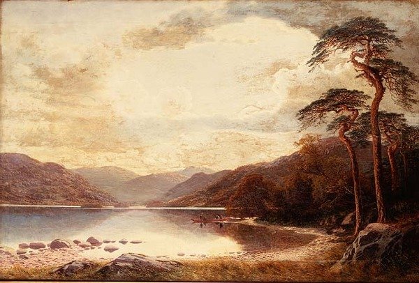 Pohled na Lower Lake, Killarney od Charles Pettit
