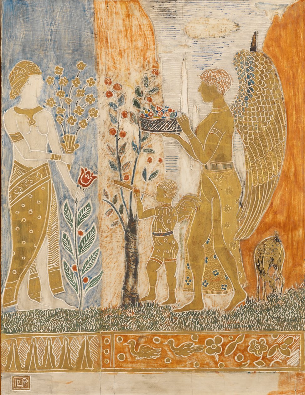 Nabídka (kombinovaná média na panelu) od Charles Prendergast