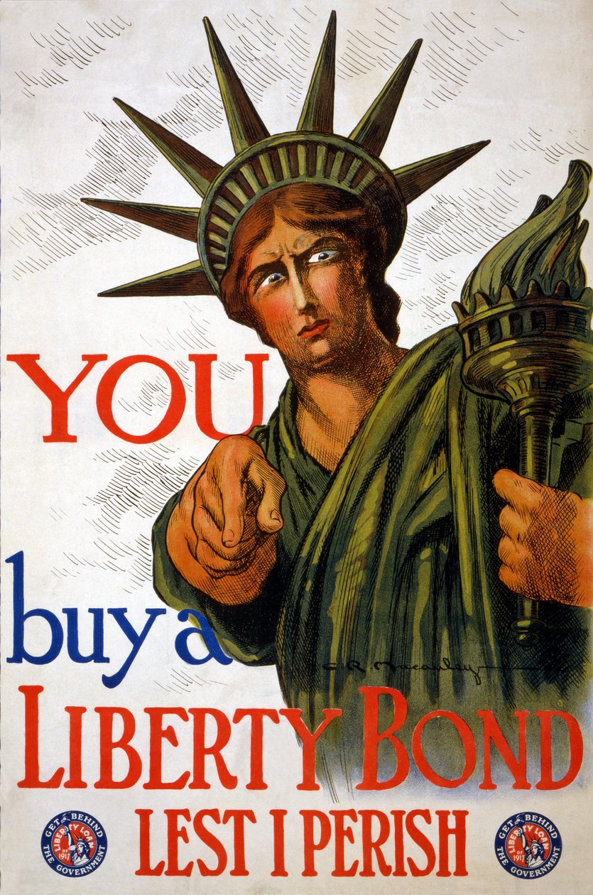 Kupujete si Liberty Bond, 1917 od Charles Raymond Macauley