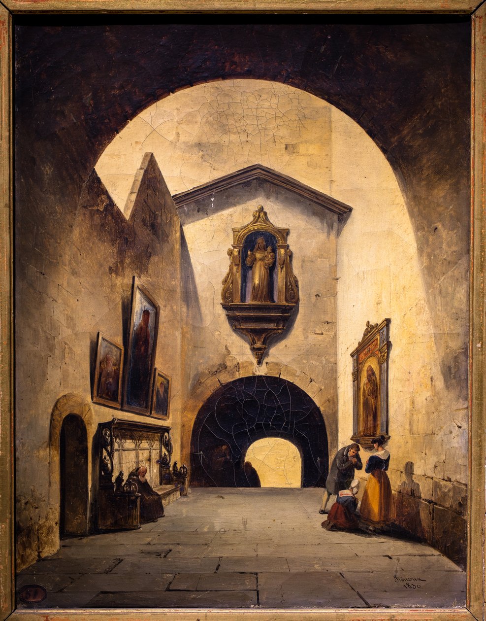 Interiér kláštera od Charles Renoux