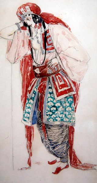 Orientální kostým od Charles Ricketts