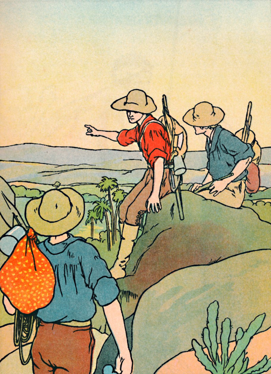 Raní osadníci v Austrálii, 1912 od Charles Robinson