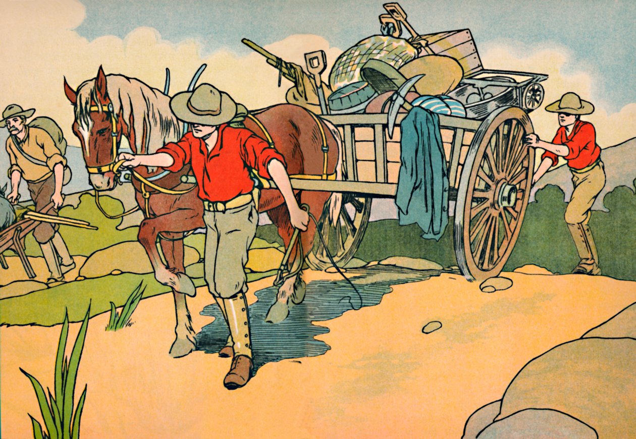 Off to the Gold-Fields, 1912 od Charles Robinson