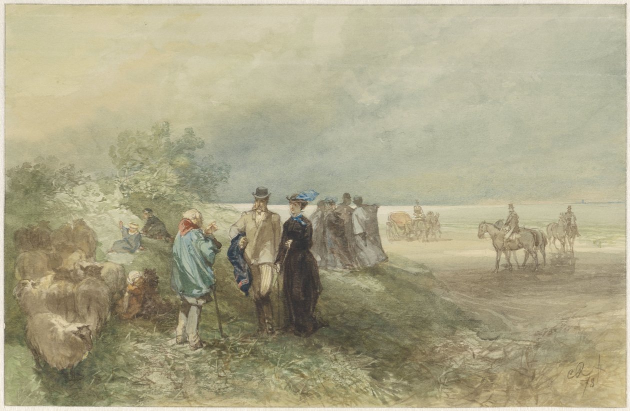 Na pobřeží Zuiderzee od Charles Rochussen