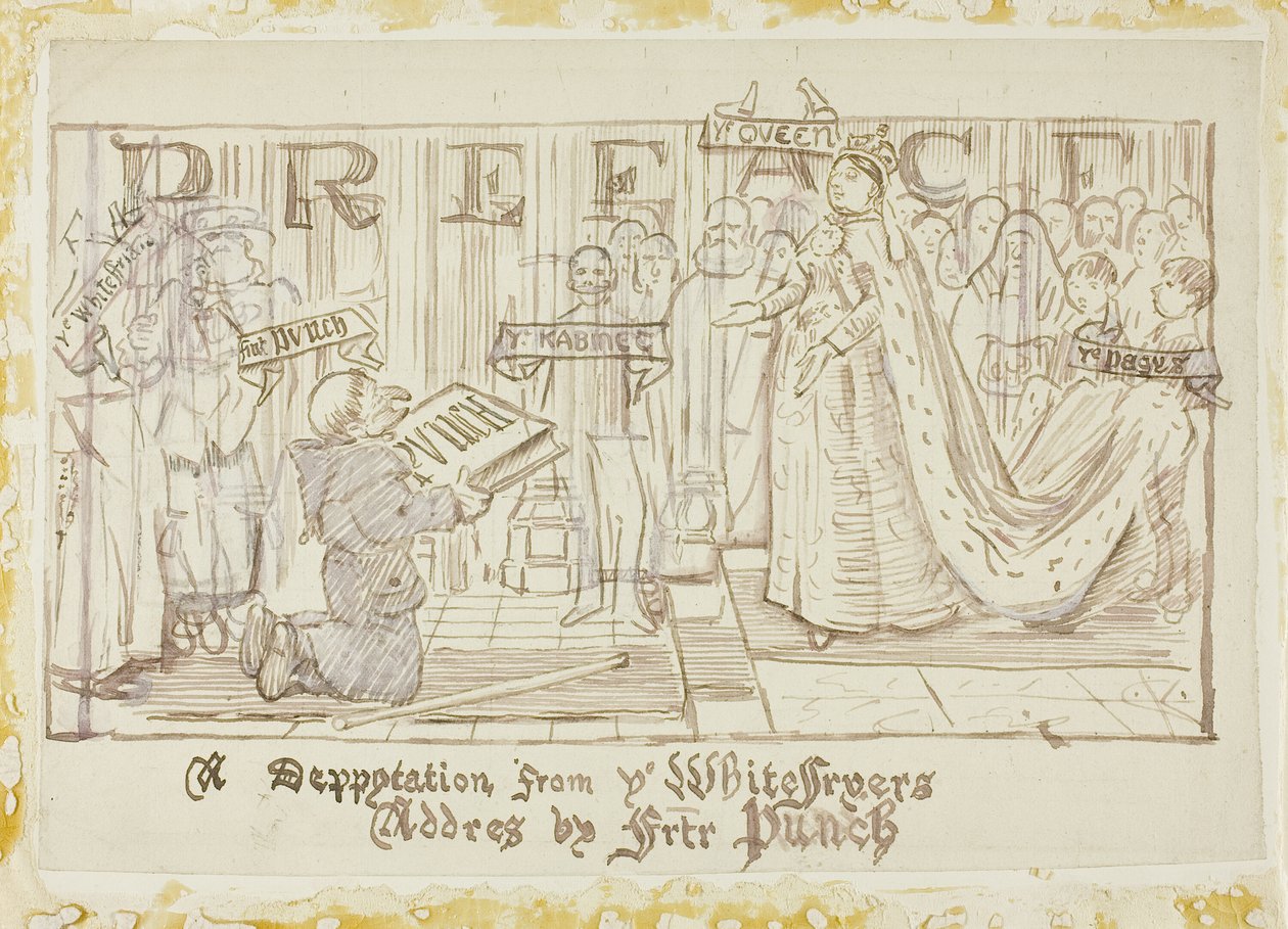 Deputace z Whitefriars od Charles Samuel Keene