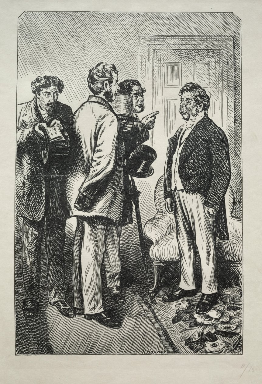 Naše vánoční krůta, pane Bobsby Concerned od Charles Samuel Keene