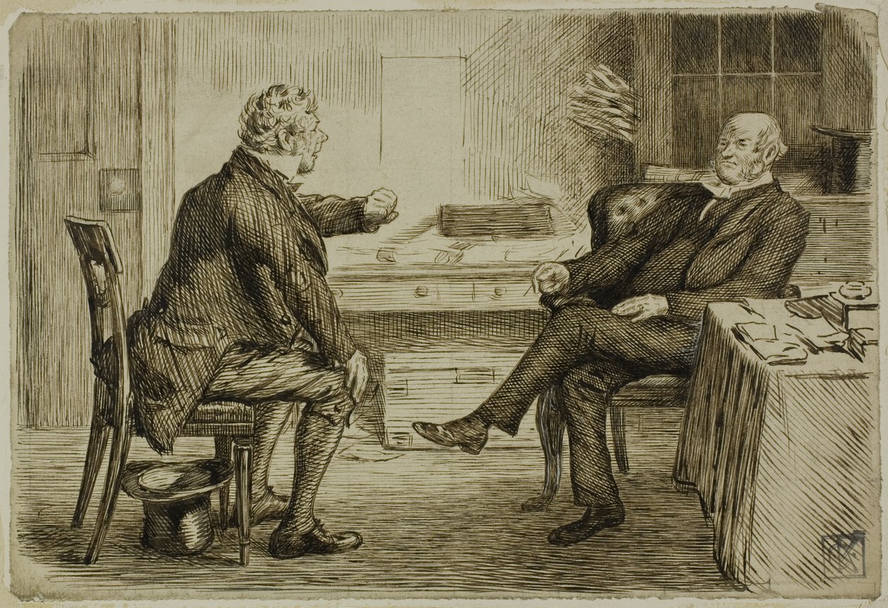 Advokát a klient od Charles Samuel Keene